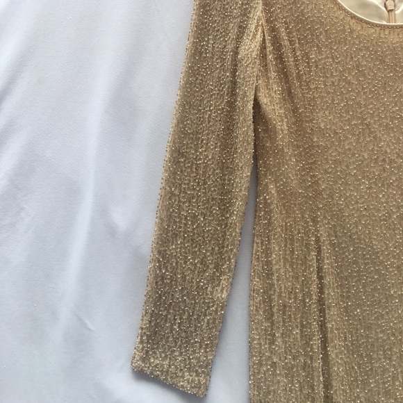 Bieff Basix  Mini Dress SILK / BEADED / Holiday - Picture 7 of 12